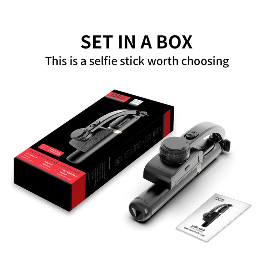 Handheld Gimbal Stabilisateur Estabilizador Selfie Stick Smartphone Action Kameralar Bluetooth Tripod For Live Broadcast
