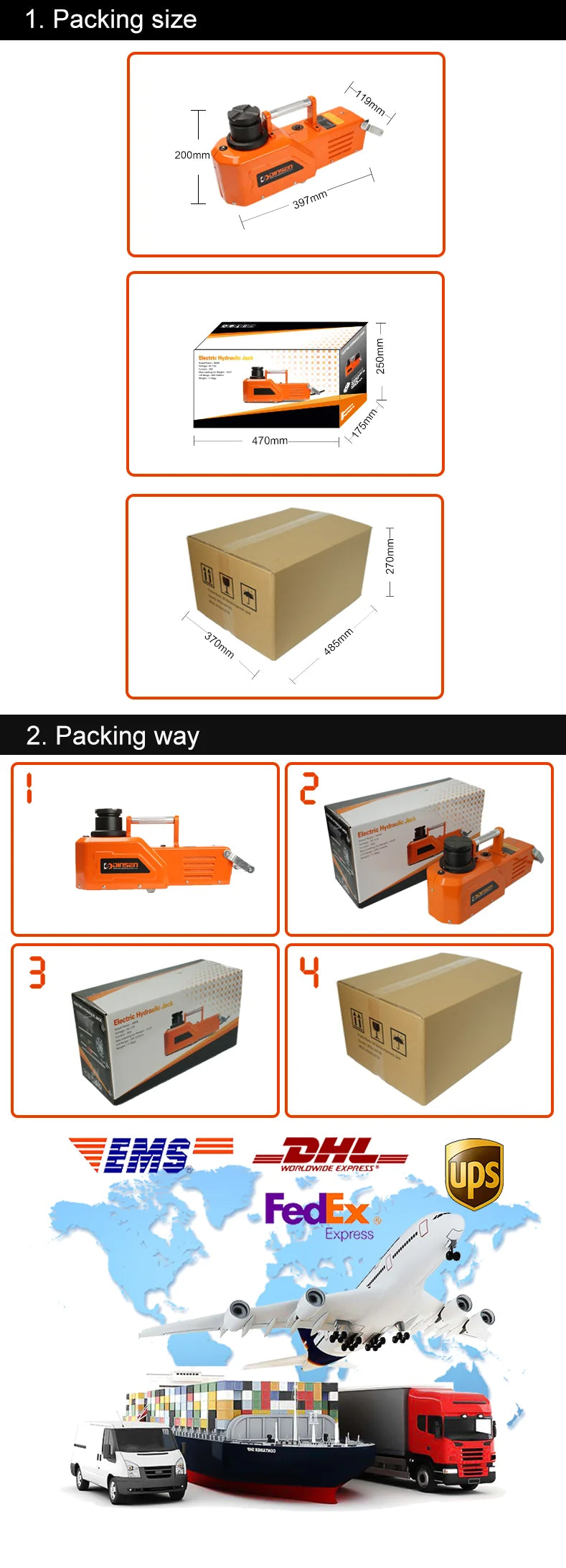 Portable Electric 15 Ton Loading Hydraulic Car Jack For Saloon Car And Large Truck And The Lorry