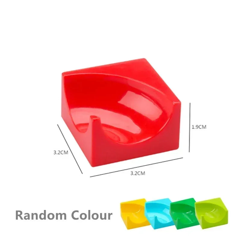 Big Size Building Blocks Marble Race Run Maze Games Compatible Large Bricks Running Ball Chute Giraffe Kids Gift Educational Toy