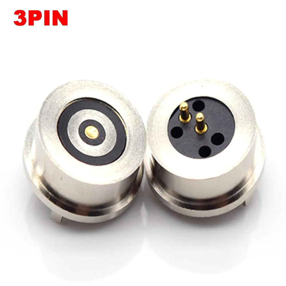1Pair 2/3/4/5/6Pin waterproof high current magnet suction spring pogo pin male female probe DC power charging magnetic connector