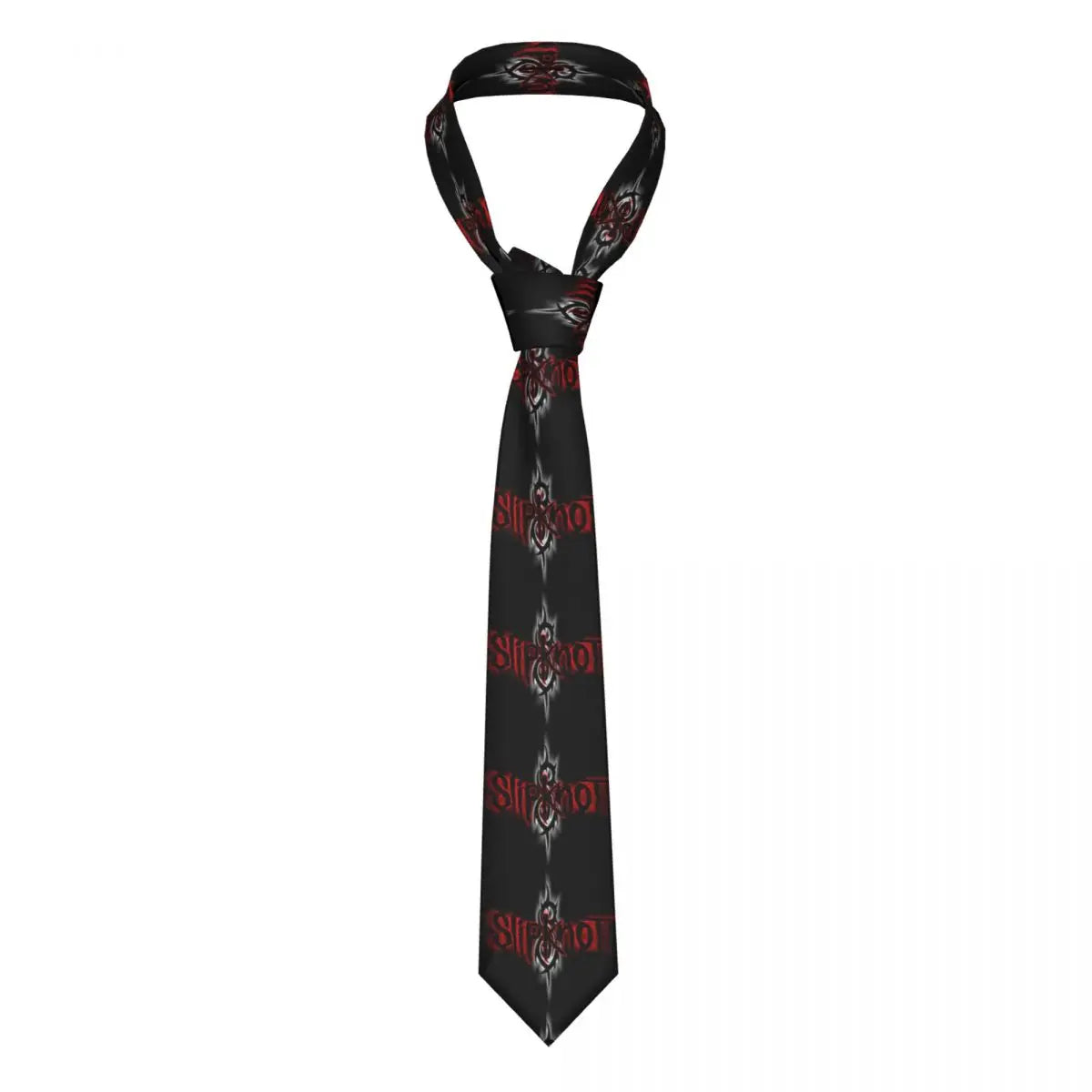Slipknots Neckties Men's Customized Silk Heavy Metal Rock Music Gift Neck Tie for Office