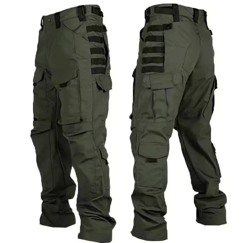 New Men Tactical Pants Quick Drying Multi-Pocket Cargo Pants Casual Tactical Trousers Wear-Resistant Work Traning Pant Loose
