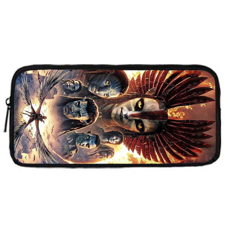 Science Fiction Movie Child School Backpack with Lunch Bags ,Pencil Bags ,School Bags for Boys Girls A-AvatarS Best Gift