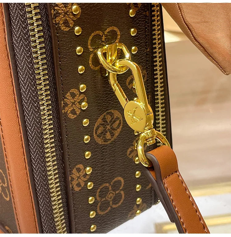 Ladies' handbag, light luxury square bag, 2026 autumn and winter new style, high-end and high designer single shoulder crossbody