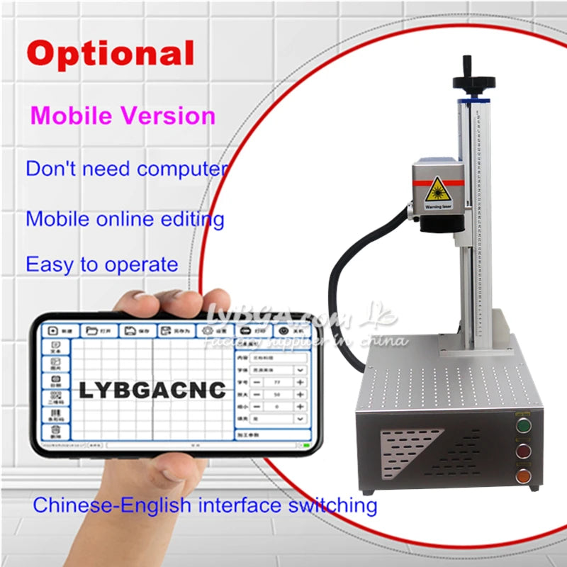 JPT MOPA M7 Fiber Laser Marking Machine 20W 30W 50W 60W 80W 100W Air Cooling Metal Engraver Upgrade Rotation Axis Optional