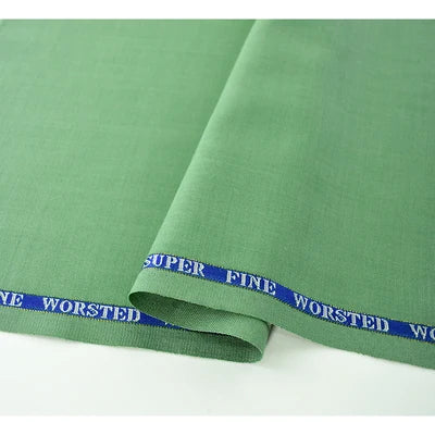 High Count 50% Worsted Wool Fabric For Suits Sewing Blazer Vest Pants Coat DIY High End 280g/m Serge Cloth Material 50X150cm