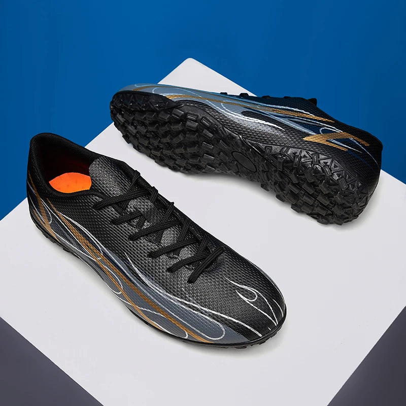 Large Size 46 47 Football Shoes for Men Training Sports Matches Artificial Grass TF Spike Cross-Border Shoe Male Footwear