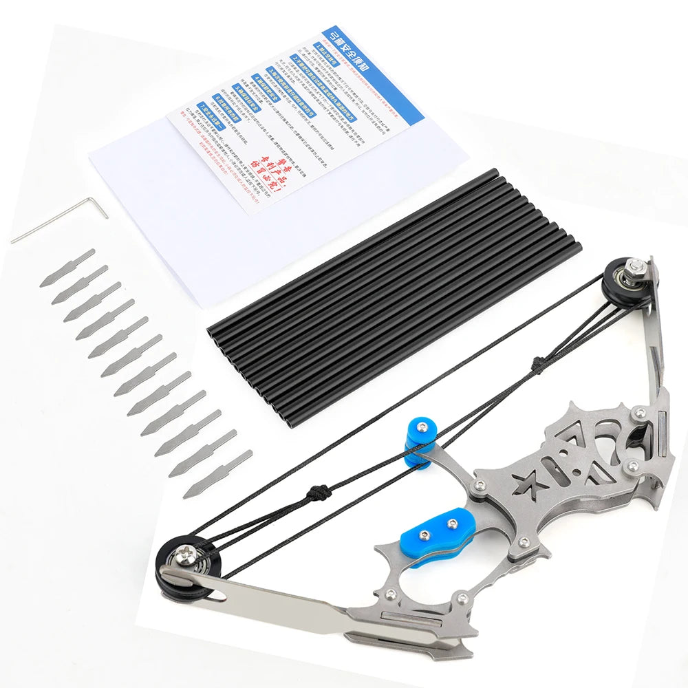 Archery Compound Bow 10lbs/12lbs/16lbs/15-32lbs High-Elastic Steel Limbs Suitable Beginners Target Shooting Outdoor Practice