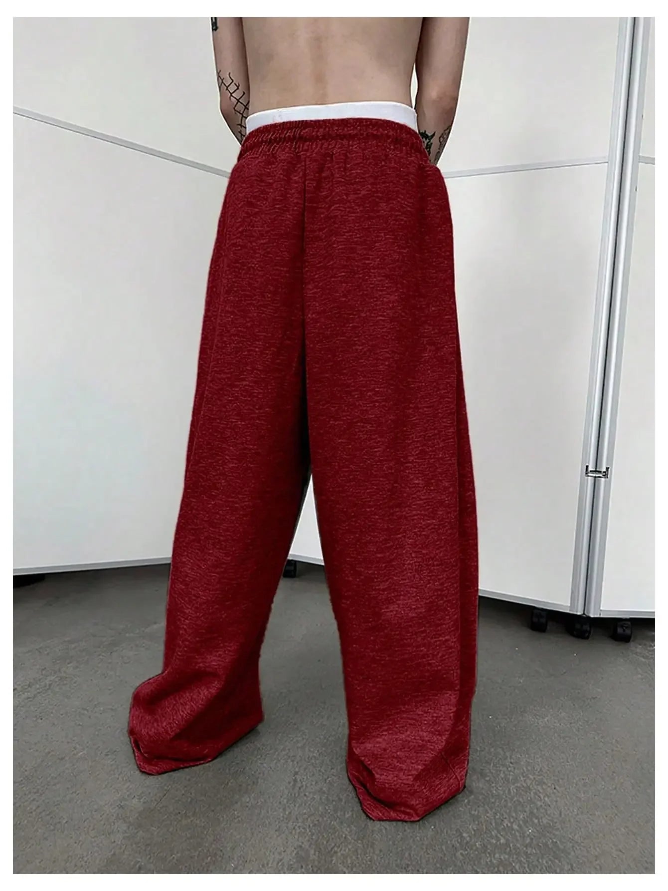 2025 New Korean style Sweatpants Sport Pants Men Running Pants Spring Summer Loose Casual Sweat Pants Straight Jogging Pants Men