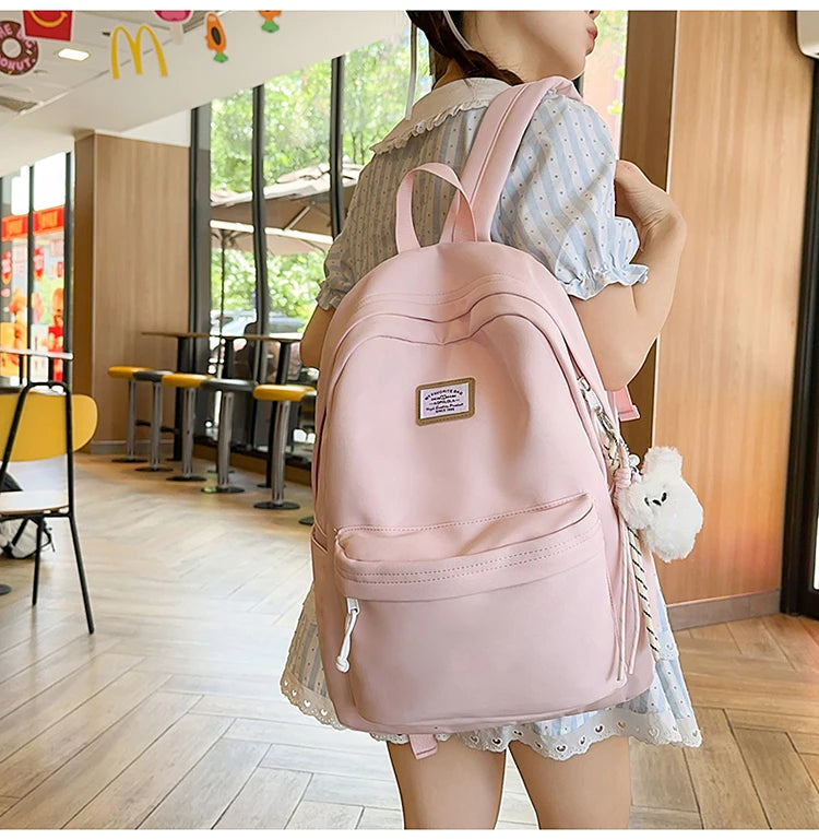 2026 New High Quality nylon Backpacks School Book Bags for Teenage Girls Boys Female College Men Laptop BagPack Casual Backpack
