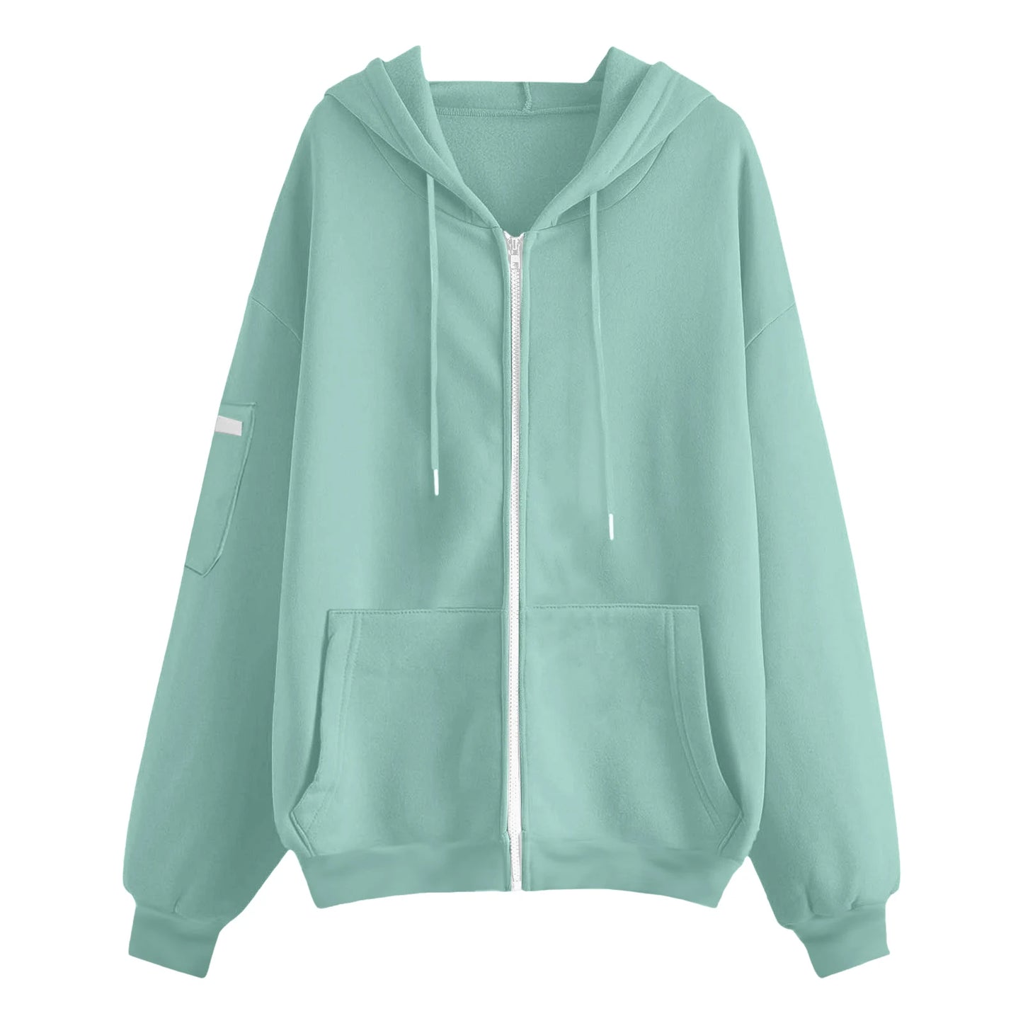 Oversize Hooded Sweatshirt Women With Eye Mask Solid Color Loose Casual Hoodies Sport Running Plus Size Sweatshirt Pullover