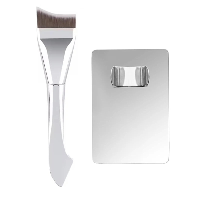 Ultra-Thin Foundation Brush Mixing Palette Makeup Sponge Puff for Seamless Blending of Cream and Liquid Makeup Professional Tool