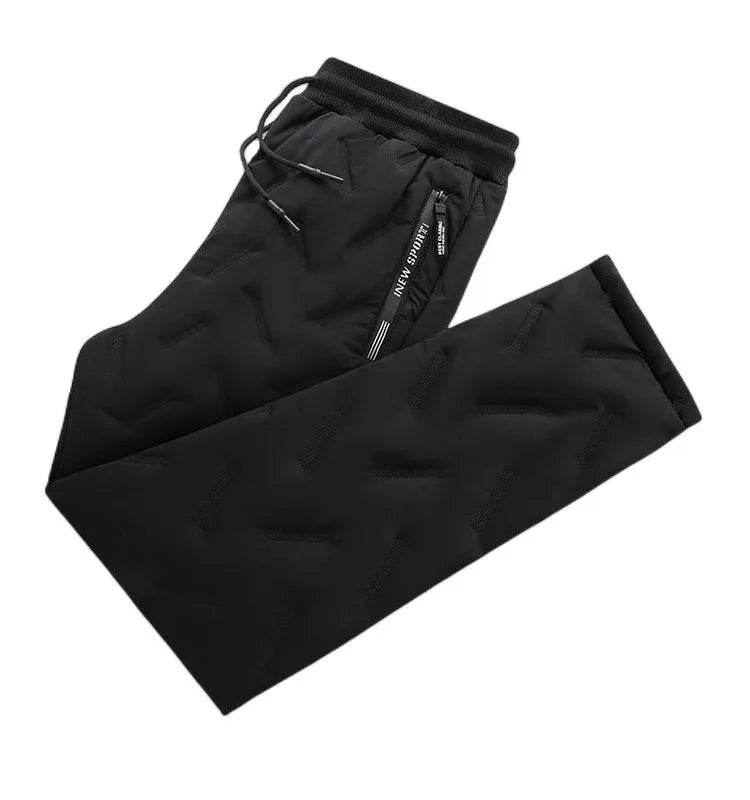 Lamb Velvet Fce Lined Thi Cotton Pants Men's Autumn Winter New Loose Large Size Northeast Cold Proof Warm Trousers