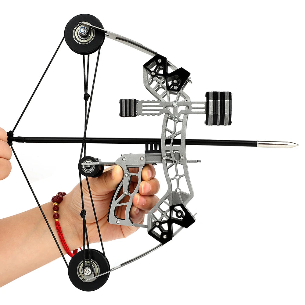 Archery Compound Bow 10lbs/12lbs/16lbs/15-32lbs High-Elastic Steel Limbs Suitable Beginners Target Shooting Outdoor Practice