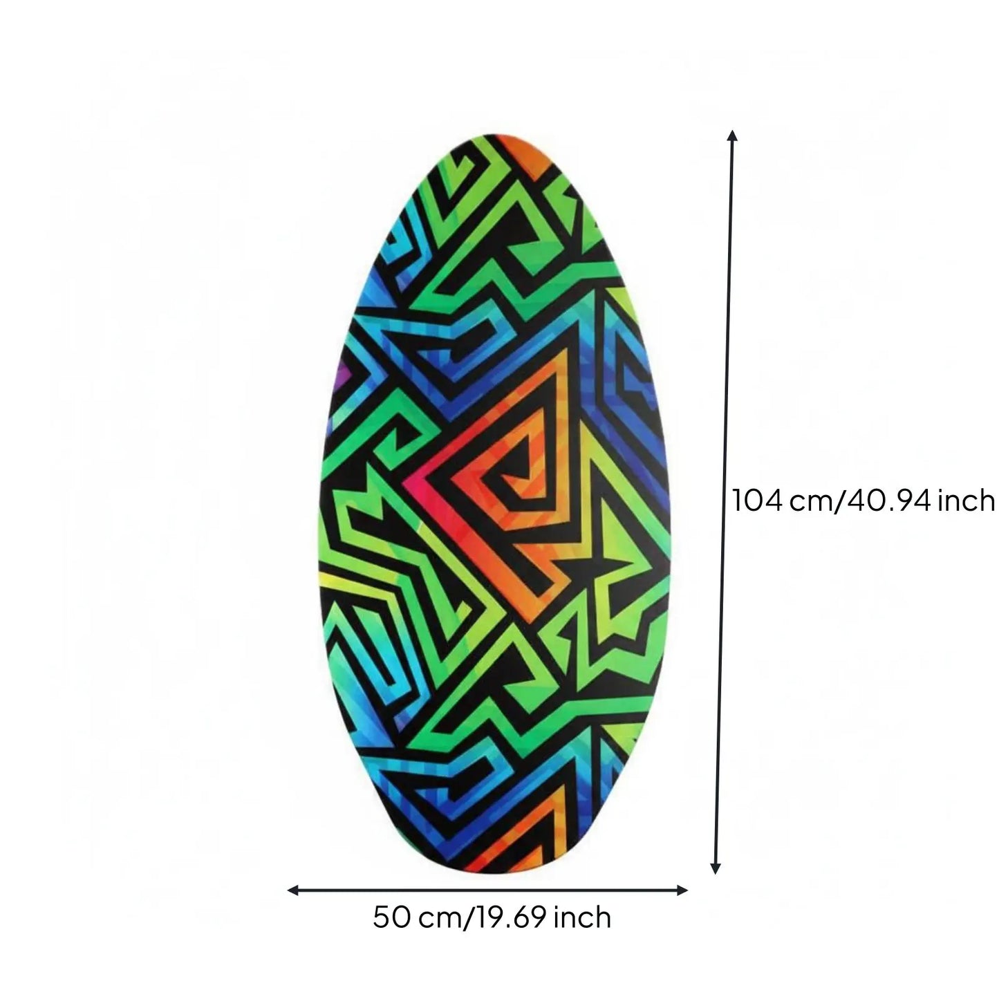 Skimboard for Beach Lightweight Durability Wooden Water Surfboard Wood Body Board for Beginners Teenagers All Skimming Kids