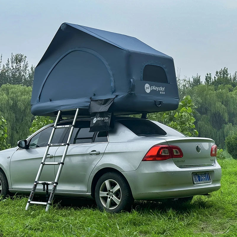 Inflatable Rooftop Tent Car Roof Tent Glamping Outdoor Tents Versatile Shell Wing Large Internal Lightweight Waterproof Rooftop