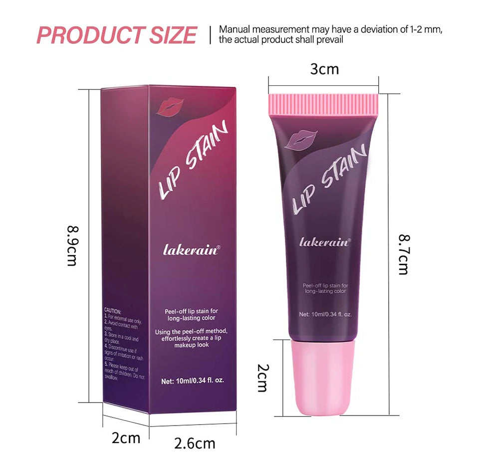 Peel Off Lip Stain Waterproof Resistant Lipsticks Cheap Lip Gloss Matte Tick for Lips Labios Inks Tattoos Makeup Ink Tint