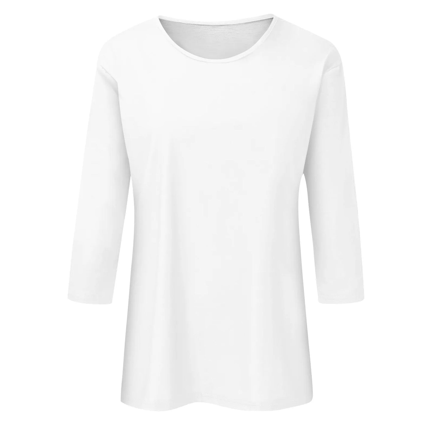 Women Summer Tops Round Neck Three Quarter Sleeve Comfortable Print T Shirt Blouse Women T Shirt muticolor t shirt tops