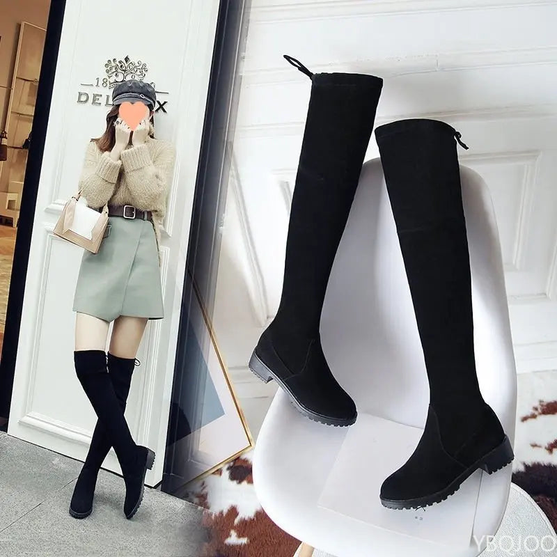 Women Shoes 2022 Winter Shoes Women Boots Fashion Waterproof Snow Boots for Women Over The Knee Thigh High Boots Botas De Mujer