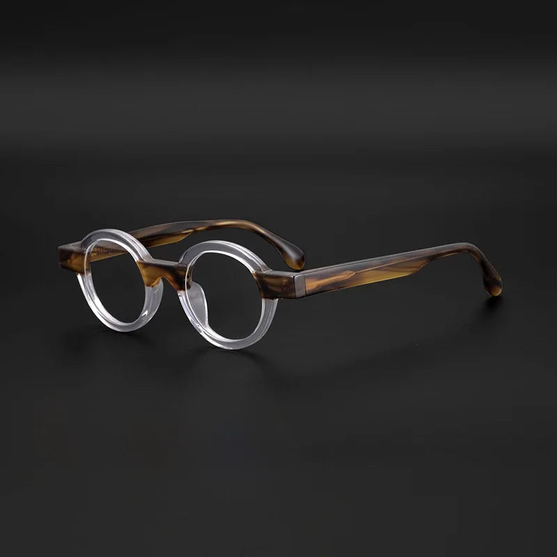 Acetate round glasses frames Men's designer Retro small frames Handmade optical glasses frames women make prescription glasses