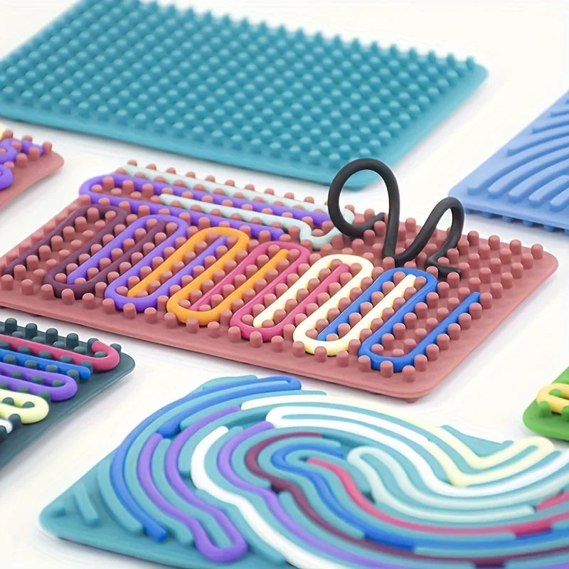 Sensory Activity Board for Boys and Girls To Relieve Stress, Anxiety, and Autism, A Must-have Toy for Calm Travel and Airplanes