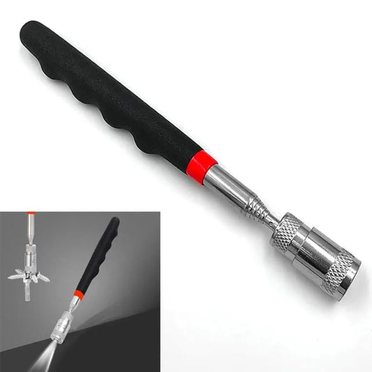 Magnet Pick Up Tool, Nuts and Bolts Pick Up Tool Telescopic Magnetic Pick Up Tool with LED Light