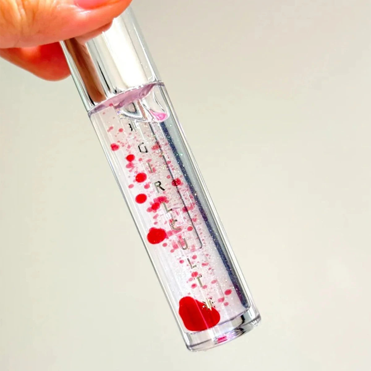 GIRLCULT Lip Oil Bloodshot,Smooth & Non-Sticky,Mirror-Like Shine,Long-Lasting & Vivid Color,Lip Care & Nourishing,Gentle Formula