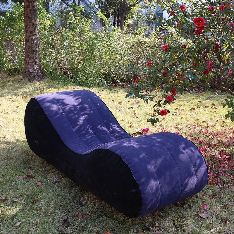 Portable Inflatable Sofa Bed S-shaped Love Position Labor-saving Sitting Wedge Husband Wife Pillow Better Love Life Furniture