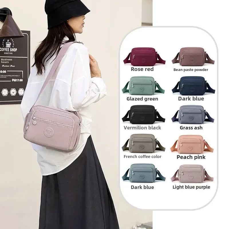 Fashionable Crossbody Bags for Women Leisure Shoulder Bag with Adjustable Shoulder Strap Zipper Closure Suitable for Daily Use