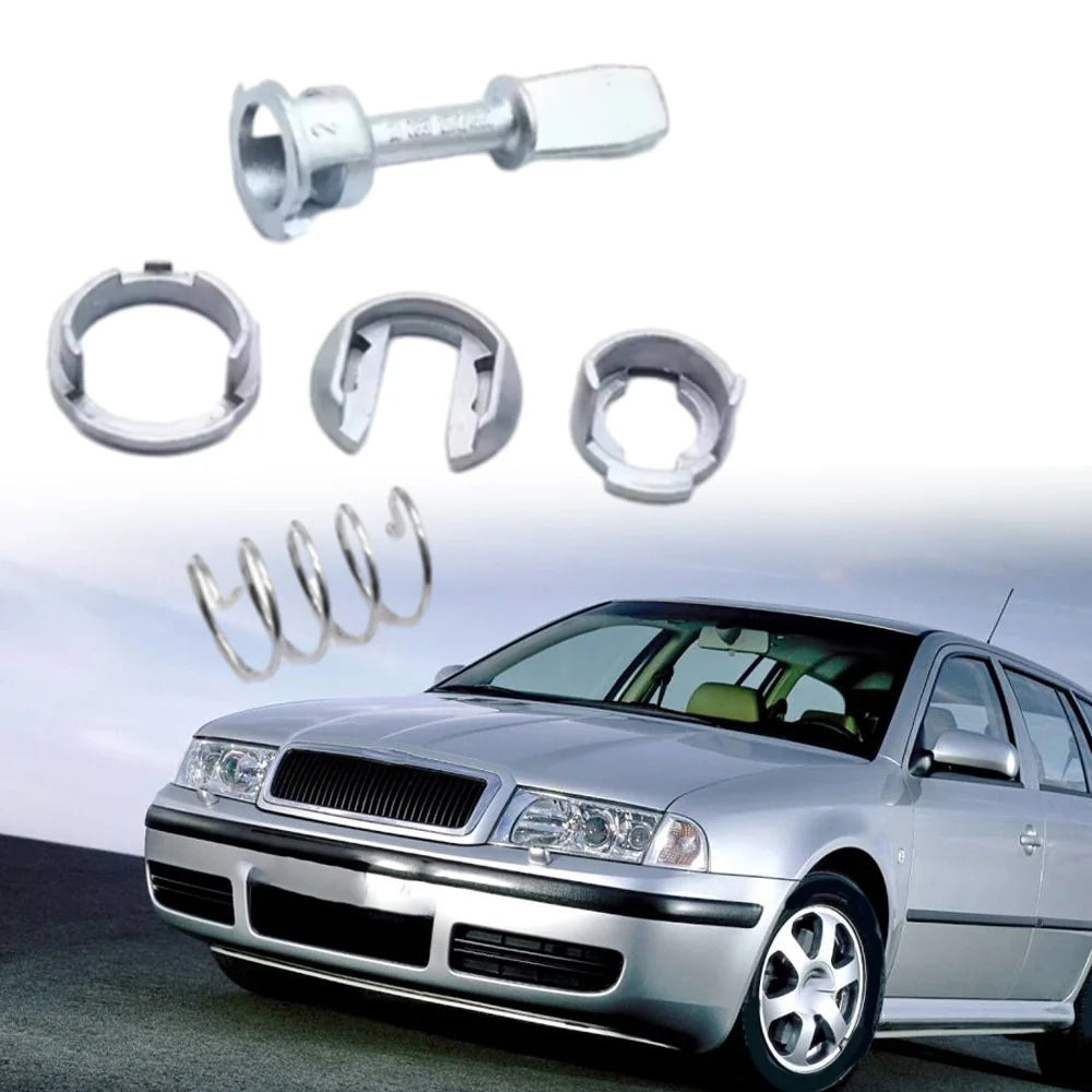 Door Lock Cylinder Repair Kit Replacement Parts for VW Volkswagen Polo Golf Bora Skoda Fabia Octavia Audi A6 4B 1U0837167