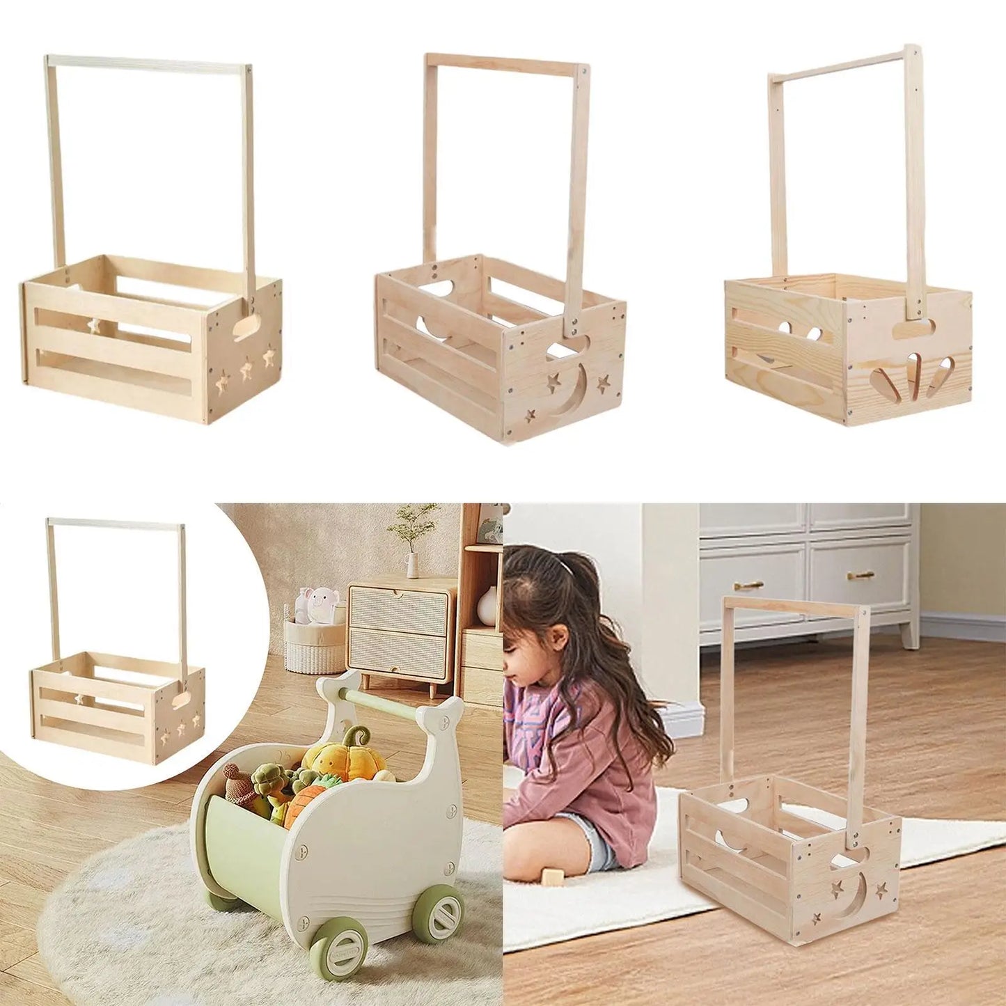 Babyarty Box Cupboard Gift Gifts Basket, Baby Basket, with Handle, Storage Box for , for