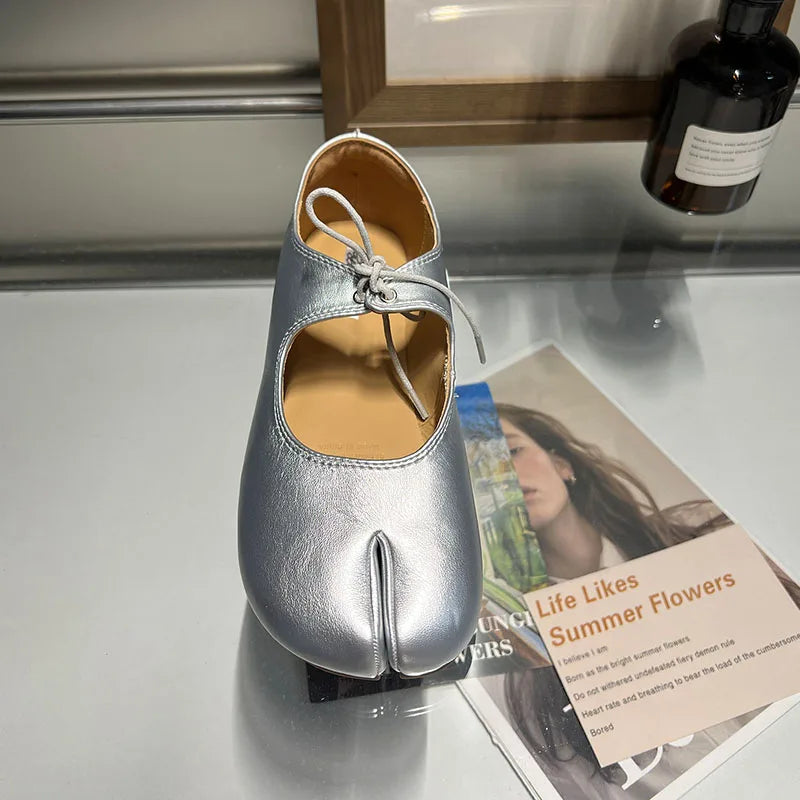 new Footwear Butterfly-Knot Ladies Flats Slip On Shoes Casual Female Soft Fashion Strange Toe Women Flats With Shoes
