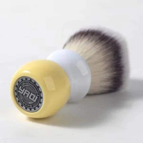 YAQI Naicha（Milk tea）Synthetic Hair Mens Wet Shaving Brush