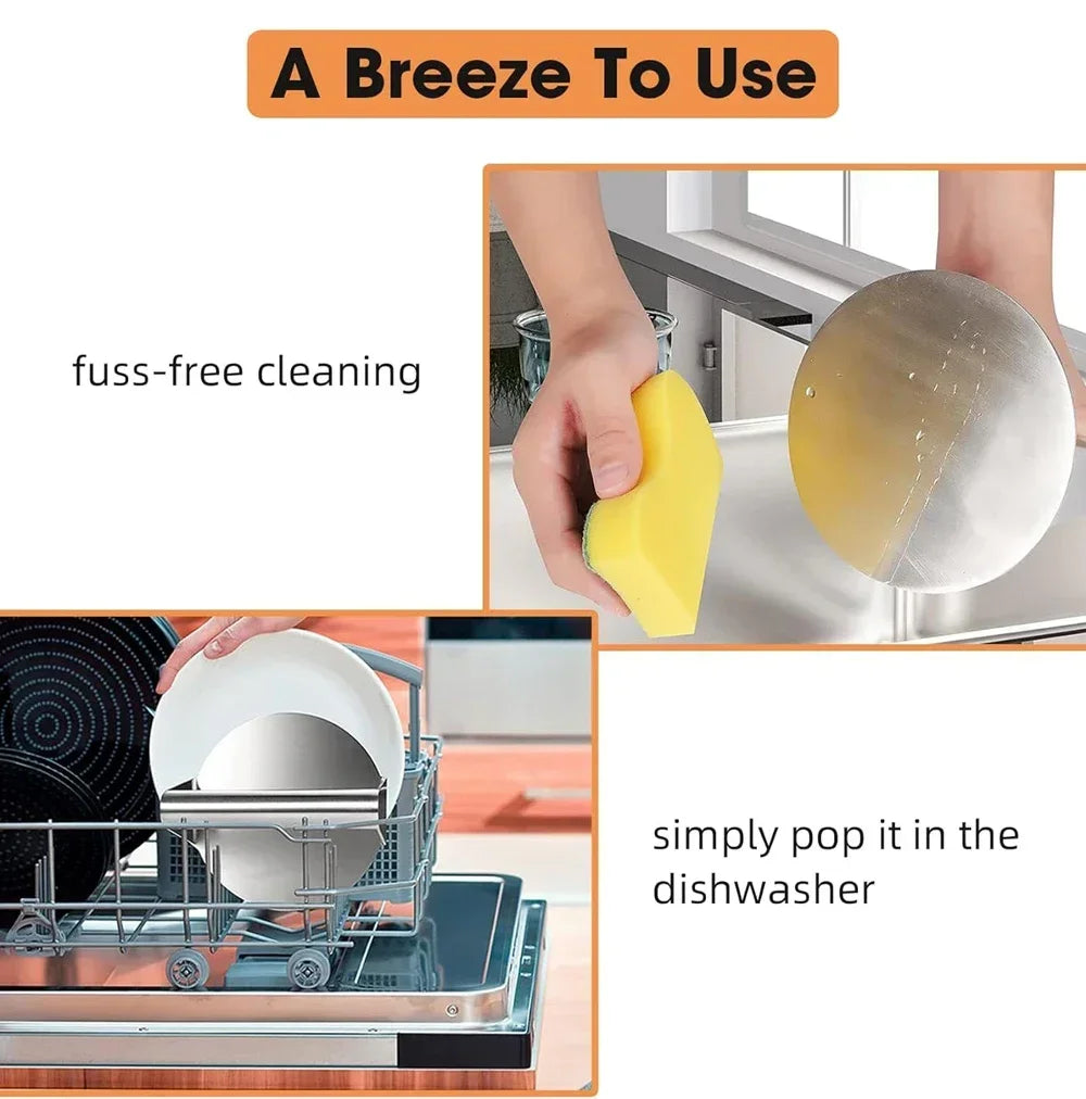 304 Stainless Steel Food Graded Smash Hamburger Presser Hamburger Patties Meat Masher Circular Meat Press Mold Burger Press