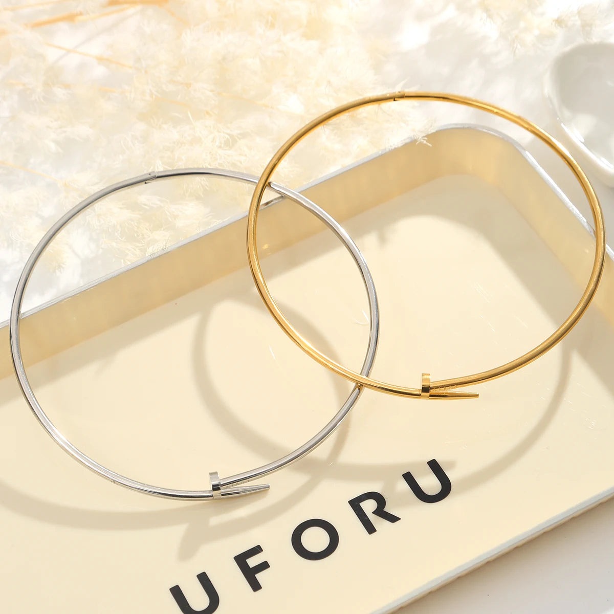 Necklace Cuff For Women, Open Collar Choker Torques Necklace Women Adjustable ,Simple Stainless Steel Jewelry Decoration Gifts