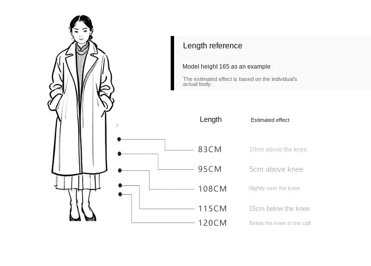 Office Lady Woolen Jackets 2024 Autumn And Winter Suit Collar Double Breasted Warmer Yak Hair Loose Long Women's Wool Coats