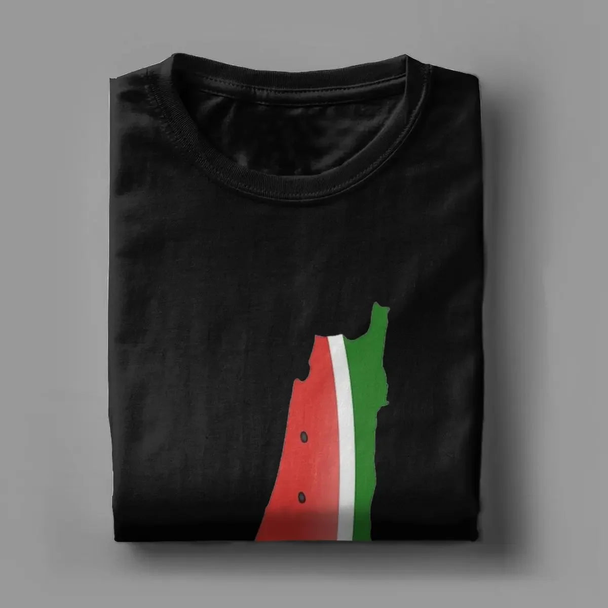 Men T-Shirt Watermelon Vintage 100% Cotton Tee Shirt Short Sleeve T Shirt Crewneck Tops Printing