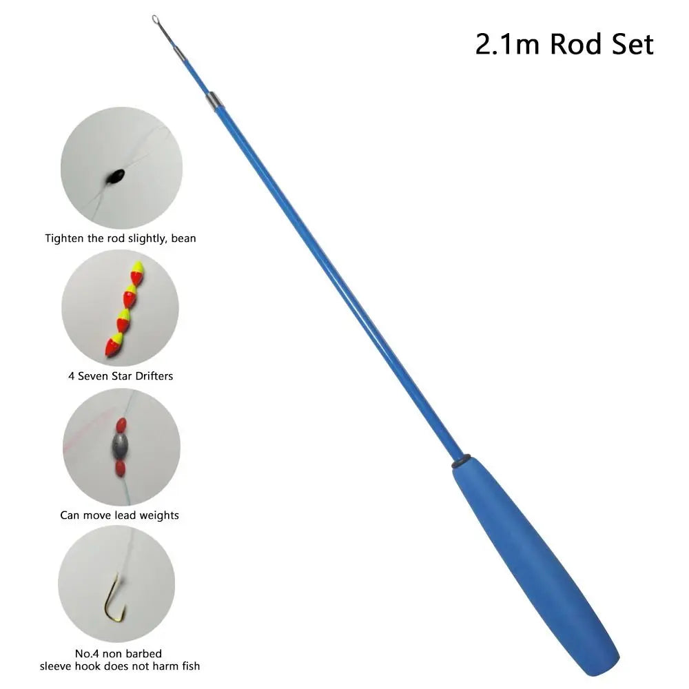 Telescopic Fishing Rod Full Kits Spincast Fishing Reel Casting Rod Fishing Rod Set Glass Fibre Carbon Fibre Feeder Rod Combo
