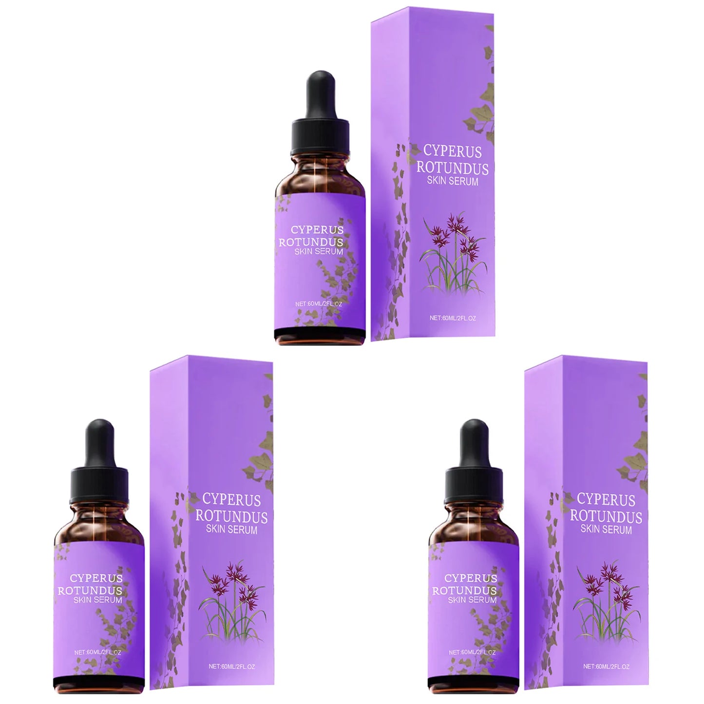 Cyperus Rotundus Skin Serum Natural Hair Removal Oil Women Body Hair Removal Liquid Hair Growth Inhibitor Non-Irritating Safe