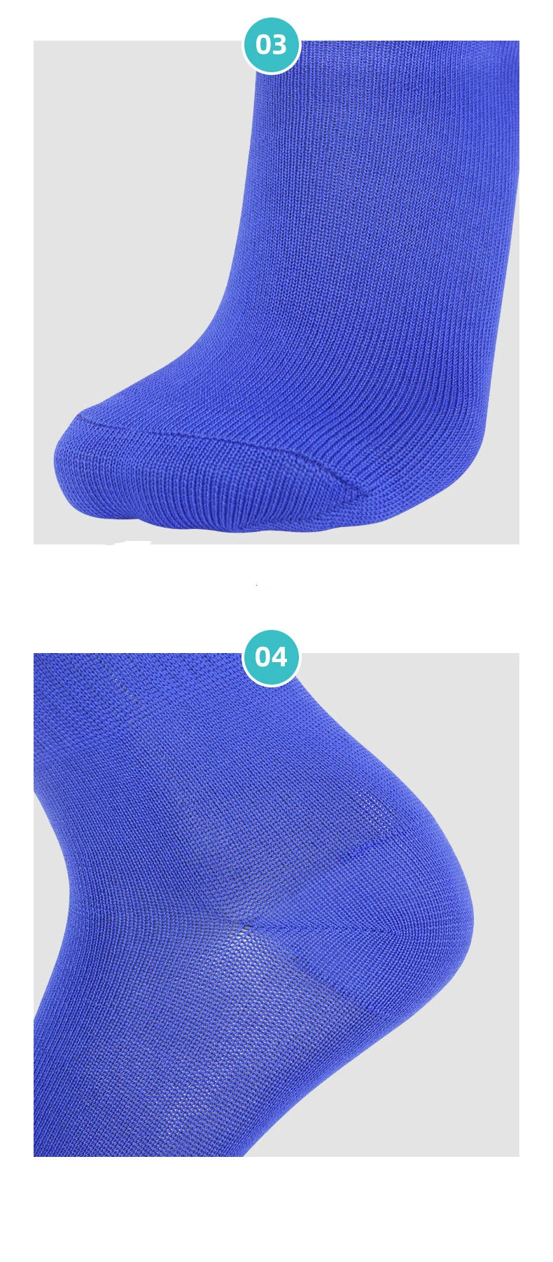 Boys and Girls Solid Thin High Training Soccer Socks  Long Socks Children's Knee Socks
