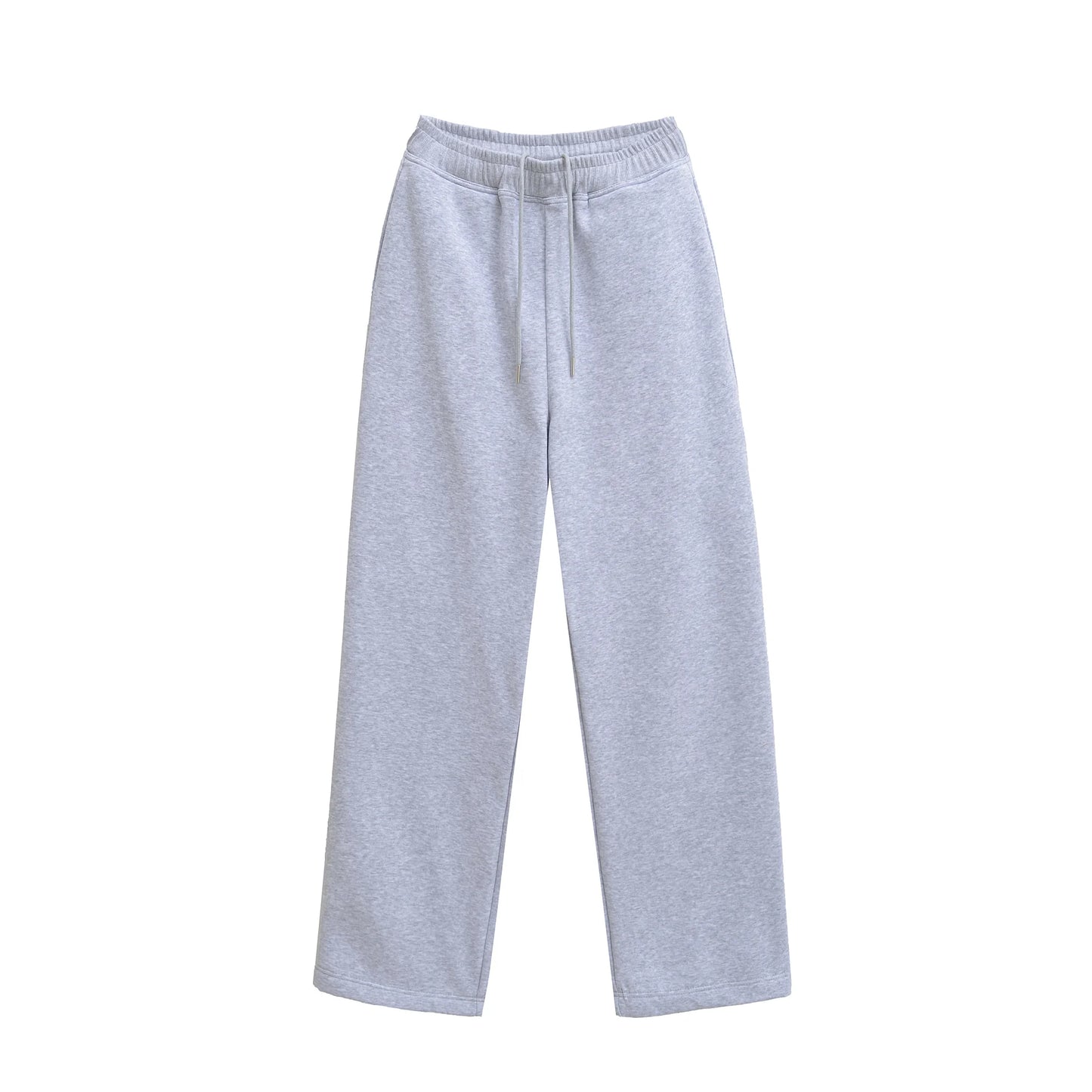 HH Women Solid Pants Suits Pullover Coats Hooded Sweatshirts Drawstring Wide Leg Trousers Autumn Casual Woman Jogging Pants Sets