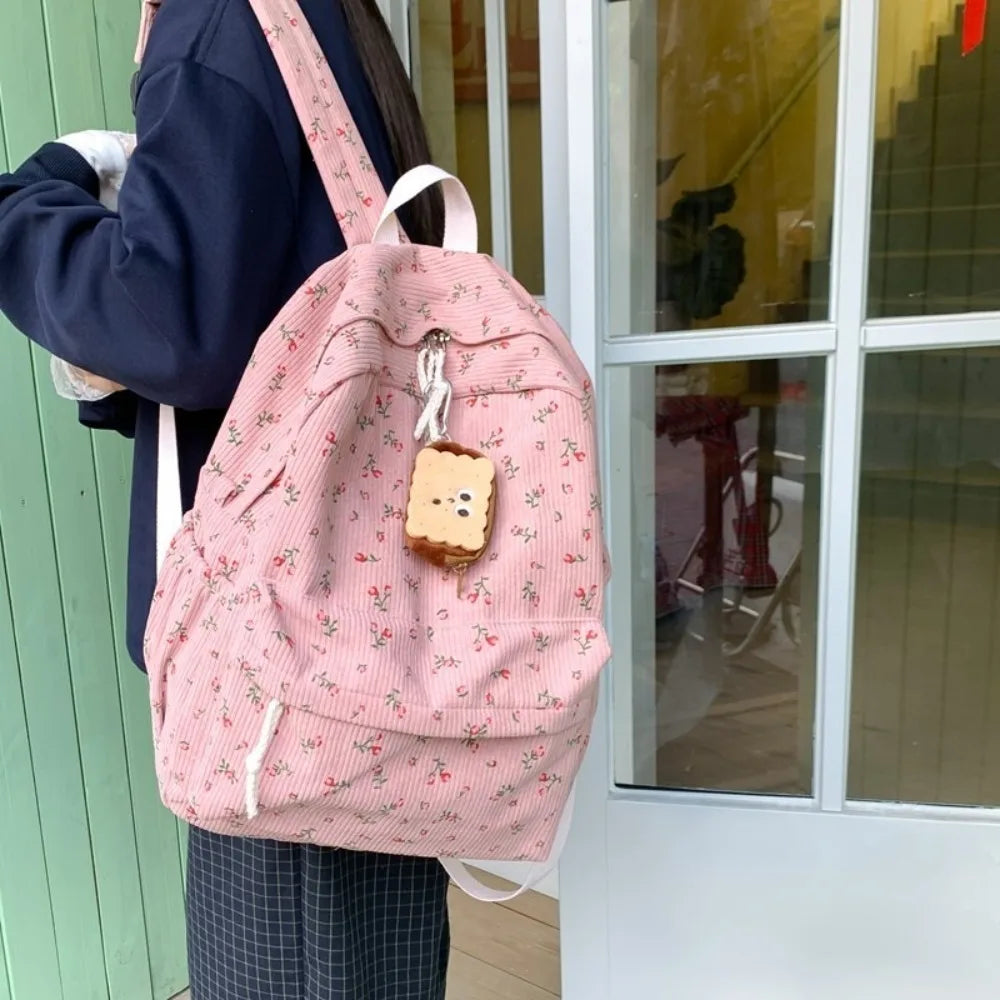 New Large Capacity Children's School Backpack Lightweight Floral School Bags Students Schoolbag Boys Girls