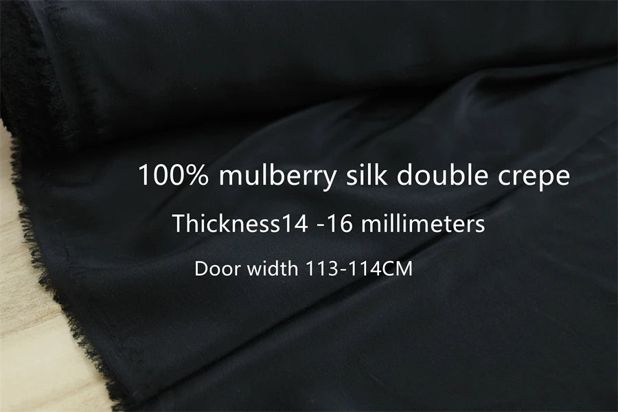 Pure silk shirt clothing fabric wide silk crepe silk fabric crepe dress special offer100% pure silk crepe 25 color selection