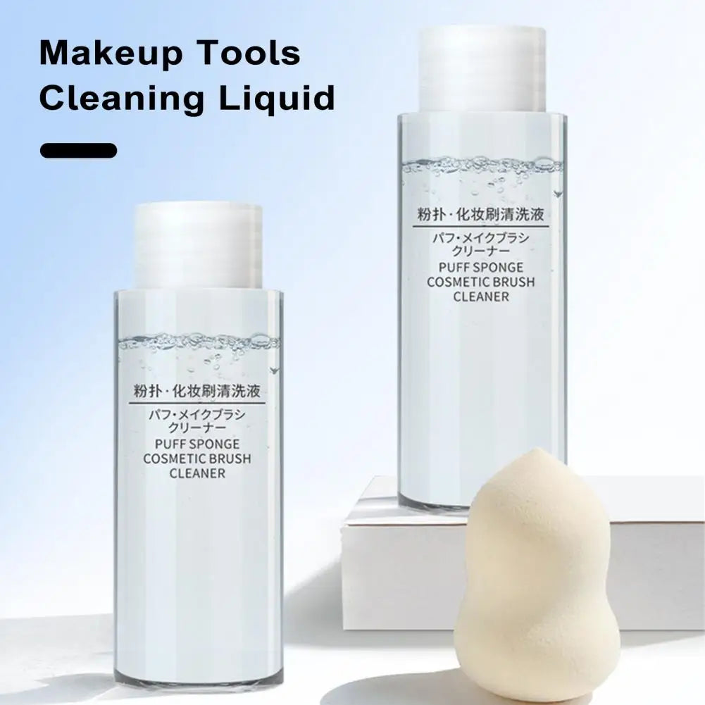 Makeup Tool Cleaner Makeup Brush Solution Efficient Makeup Brush Cleaner Puff Cleaner Beauty Eggs Cleanser Washing Fluid 50/80ML