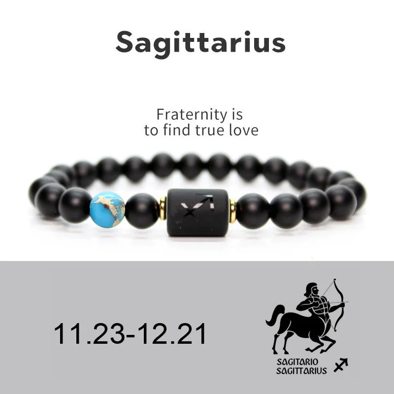 12 Star Signs Jewellery for Women Capricorn Cancer Leo Scorpio Gemini Sagittarius Aries Virgo Aquarius Bracelets Friendship Gift
