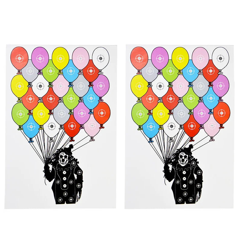 Archery Target Paper 45 * 32cm Fun Shooting Function Picture Training Accessories Splash Activity Paper Target