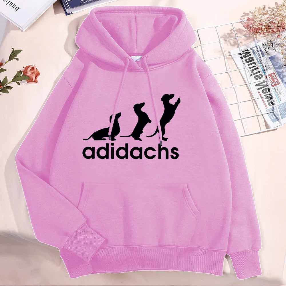 New Dachshund Dog Lover Printed Pullover Fashion Women Men Hoodies Dachshund Long Sleeve Casual Hooded Sweatshirt