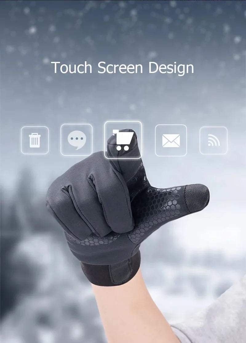 Naturehike Winter Gloves Men's Women's Gloves Motorcycle Gloves Ski Gloves Cycling Running Hiking Gloves Winter Fishing Gloves