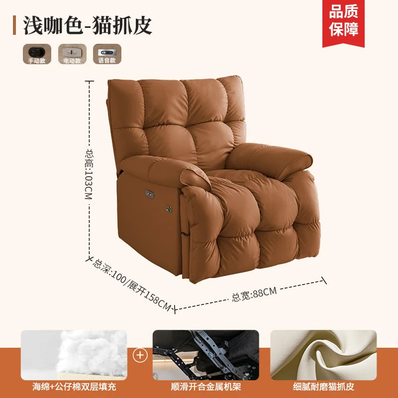 Recliner Europe Living Room Sofas Comfortable Adults Minimalist Design Sofa Cinema Lounge Muebles Para Habitacion Furnitures