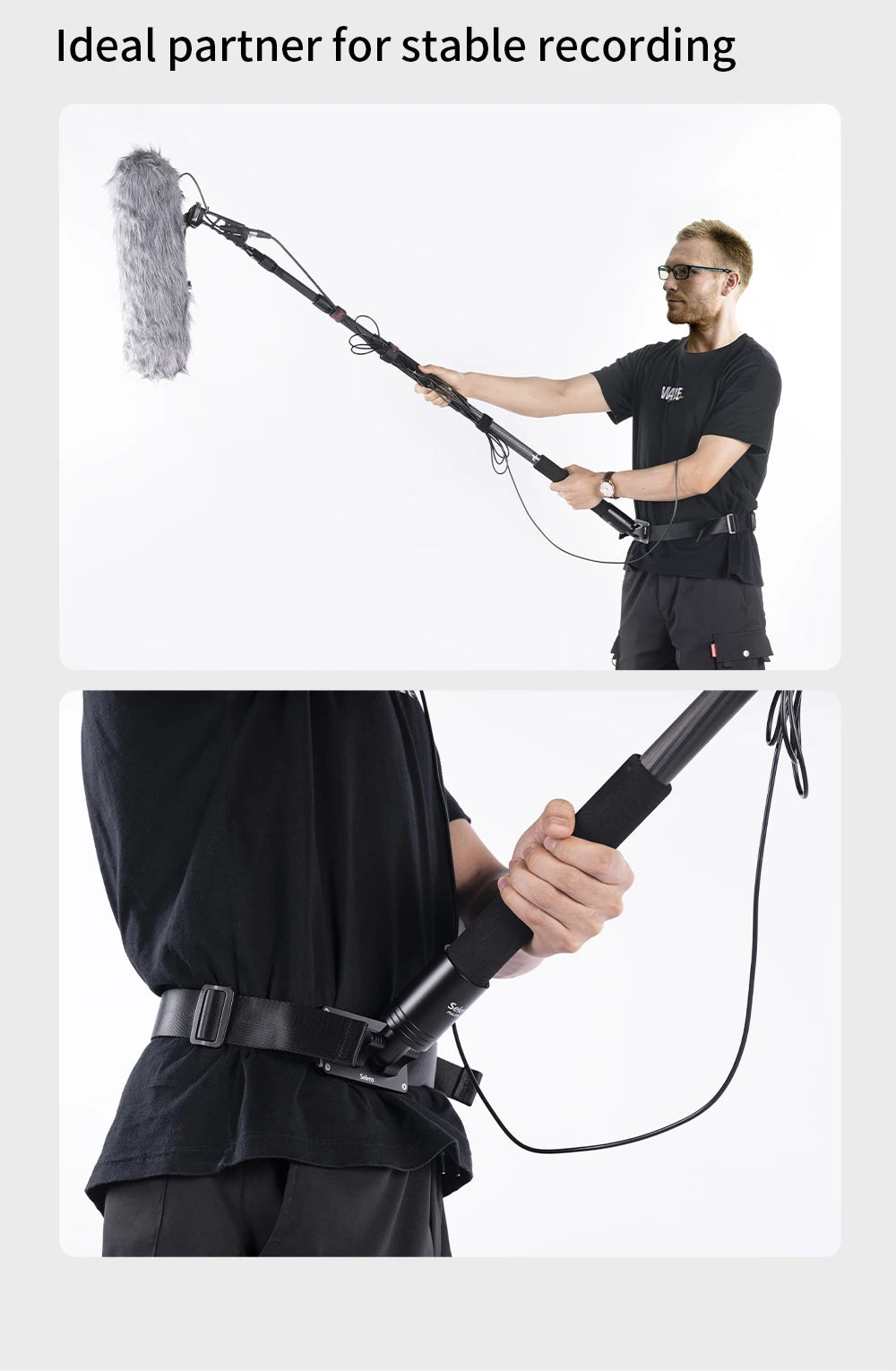 Selens Camera Gimbal Belt, Gimbal Stabilizer Weight Support Hip Belt Waist Mount for Long Standing Filming Compatible